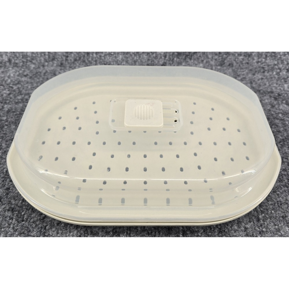 Vintage‎ Miracle Ware Microwave Steamer Progressive International Cooker 11"x8"
